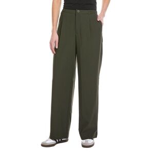 BEYOND YOGA Status Wide Leg Trouser 31" in Olive Ink